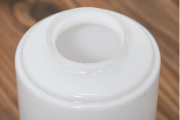 《引っ掛けシーリング式ペンダントライト加工費込み》　和製ヴィンテージ　昭和中期　シンプルな筒型シェードがレトロなペンダントライト　(R-091996)
