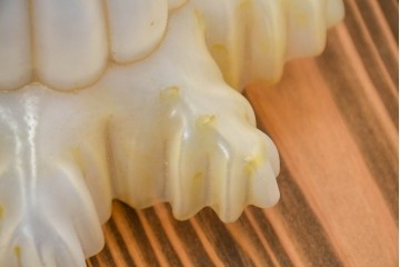 《引っ掛けシーリング式ペンダントライト加工費込み》　フランスヴィンテージ　繊細なフリルデザインが可愛らしいペンダントライト　(R-092010)