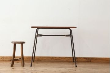 アンティーク家具　アンティーク　鉄脚テーブル(作業台・机)