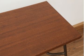 アンティーク家具　アンティーク　鉄脚テーブル(作業台・机)