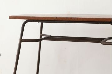 アンティーク家具　アンティーク　鉄脚テーブル(作業台・机)