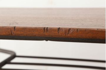アンティーク家具　アンティーク　鉄脚テーブル(作業台・机)