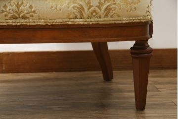 中古　美品!!　DREXEL HERITAGE(ドレクセルヘリテイジ)　Upholstery(アップホルスタリー)　エレガントな佇まいが魅力的な1人掛けソファ(1Pソファ、アームソファ、アームチェア、ラウンジチェア、サロンチェア、イージーチェア)(S-079078)