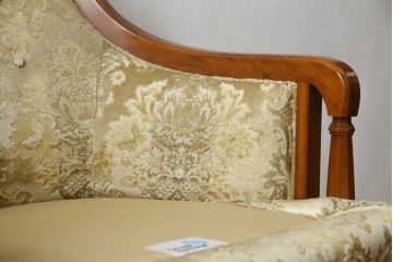 中古　美品!!　DREXEL HERITAGE(ドレクセルヘリテイジ)　Upholstery(アップホルスタリー)　エレガントな佇まいが魅力的な1人掛けソファ(1Pソファ、アームソファ、アームチェア、ラウンジチェア、サロンチェア、イージーチェア)(S-079079)