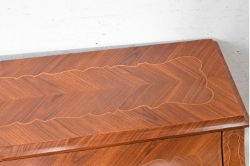 イタリアヴィンテージ　美品　象嵌の華やかな意匠が魅力のライティングビューロー　(S-090724)