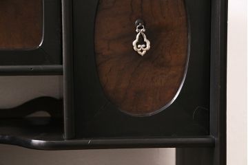 大正期の茶棚の見た目を変えずに綺麗にリペア!可動部の調整。木部の補修。(茶箪笥、収納棚、戸棚)