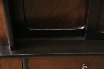 大正期の茶棚の見た目を変えずに綺麗にリペア!可動部の調整。木部の補修。(茶箪笥、収納棚、戸棚)