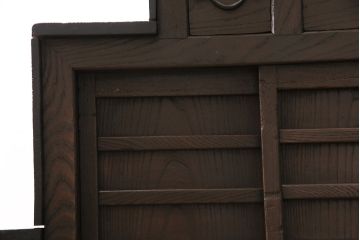 階段箪笥をリペア&カスタム!可動式の棚板を設置。欠損した取っ手を取り付け。引き出しの底板を張り替え。(収納棚、戸棚、時代箪笥)