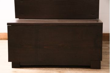 階段箪笥をリペア&カスタム!可動式の棚板を設置。欠損した取っ手を取り付け。引き出しの底板を張り替え。(収納棚、戸棚、時代箪笥)