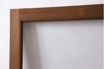 ガラス扉をリペア&カスタム!設置場所に合わせてリサイズ。上部のガラスのみクリアガラスへ入れ替え。鍵の取り付け。(ガラスドア、建具)