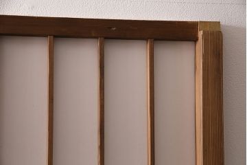 障子戸4枚をリペア&カスタム!障子をプラスチック障子に張り替え。引手を取り付け。(引き戸、建具)