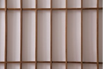障子戸4枚をリペア&カスタム!障子をプラスチック障子に張り替え。引手を取り付け。(引き戸、建具)