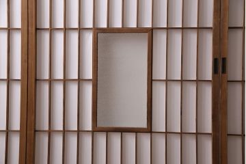 障子戸4枚をリペア&カスタム!障子をプラスチック障子に張り替え。引手を取り付け。(引き戸、建具)
