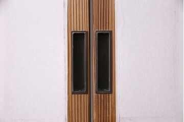 障子戸4枚をリペア&カスタム!障子をプラスチック障子に張り替え。引手を取り付け。(引き戸、建具)