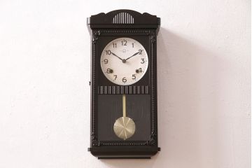林時計をリペア&カスタム!可動部の調整、傷の補修。ゼンマイ式から電池式へ変更。(掛け時計、振り子時計)
