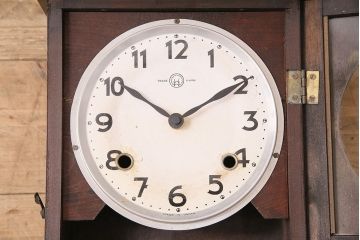 林時計をリペア&カスタム!可動部の調整、傷の補修。ゼンマイ式から電池式へ変更。(掛け時計、振り子時計)