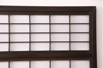 大正期の格子戸4枚をリペア&カスタム!設置場所に合わせてリサイズ。引き手を取り付け。裏障子の張り替え。現状に近しい色味に着色し仕上げ。(引き戸、建具)