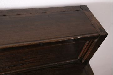 明治期の重ね箪笥をリペア&カスタム!取り外し可能な棚板を新たに製作。1トーン落ち着いた色味に着色し仕上げ。(収納棚、時代箪笥、引き出し)