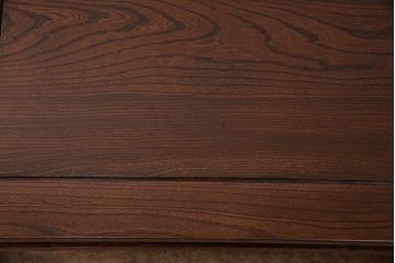 昭和初期の座卓の見た目を変えずに綺麗にリペア!輪染み、傷の補修。赤味がかった茶色で着色し仕上げ。(ローテーブル)