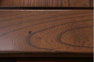 昭和初期の座卓の見た目を変えずに綺麗にリペア!輪染み、傷の補修。赤味がかった茶色で着色し仕上げ。(ローテーブル)