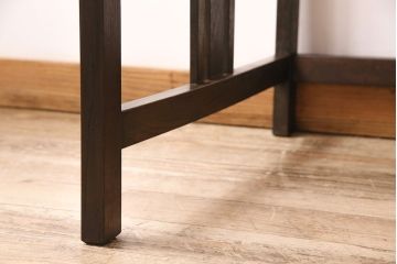 昭和初期の平机の見た目を変えずに綺麗にリペア!可動部の調整。傷補修。現状に近しい色味に着色し仕上げ。(ワークデスク、在宅ワーク)