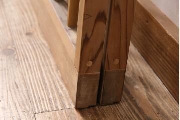 昭和中期の簾戸2枚をリペア&カスタム!設置場所に合わせてリサイズ。クリアワックス仕上げ。(建具、簀戸、葭戸、夏障子、すど、葦戸)