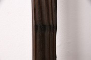 昭和初期のガラス戸2枚をリペア&カスタム!設置場所に合わせてリサイズ。ガラスはすべてクリアガラスへ入れ替え。現状に近しい色味に着色し仕上げ。(引き戸、建具)