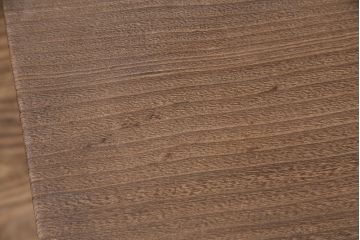 IDC大塚家具の一枚板座卓をリペア&カスタム!クリーニングを行い、強化ガラス天板を新たに製作。(ローテーブル)