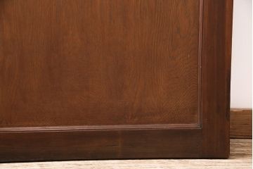 昭和中期のドアをリペア&カスタム!設置場所に合わせてリサイズ。ドアノブ、蝶番は取り外し、埋め木加工。(木製ドア、建具)