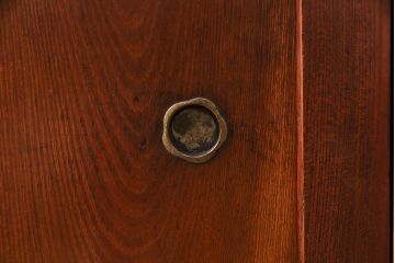 アンティークの二本松箪笥ローボードをリペア&カスタム!可動部の調整を行い、天板を取り付け。(収納棚、テレビ台)