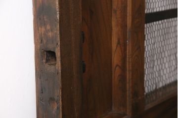 明治期の蔵戸をリペア&カスタム!設置場所に合わせてリサイズ。引き手、戸車を取り付け。(玄関戸、引き戸、建具)