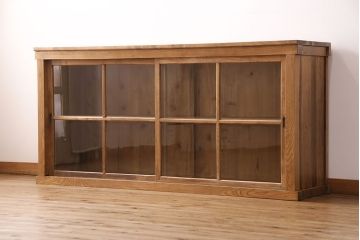 大正期の戸棚をリペア&カスタム!天板を取り付け。現状に近しい色味に着色し仕上げ。(収納棚、飾り棚、キャビネット)