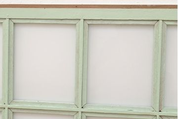 フランスアンティークのフィックス窓2枚をリペア&カスタム!高品質リペア済み商品のガラスをアクリル板へ差し替え。(はめ殺し窓)