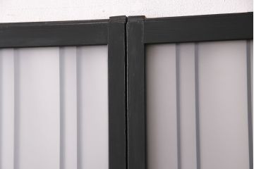 昭和中期のガラス戸2枚をリペア&カスタム!高品質リペア済み商品を設置場所に合わせてリサイズ。(引き戸、建具)