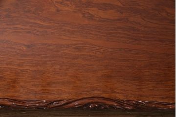 座卓の見た目を変えずに綺麗にリペア!キズ、色褪せの補修。現状に近しい色味に着色し、ウレタン塗膜、ワックス仕上げ。(ローテーブル)