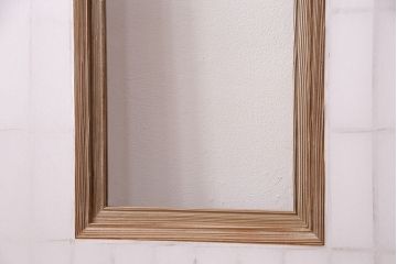 縦額入り障子戸4枚をリペア&カスタム!クリアガラスへ入れ替え。引き手を取り付け。現状に近しい色味に着色し仕上げ。(引き戸、建具)