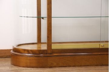 特大ガラスケースをリペア&カスタム!可動部の調整を行い、ガラス棚板を新たに製作。(ショーケース、陳列棚)