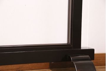 昭和中期の衝立の見た目を変えずに綺麗にリペア!クリーニング、色剥げの補修。(パーテーション、つい立て)