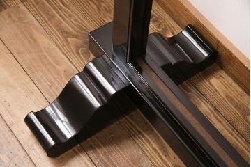 昭和中期の衝立の見た目を変えずに綺麗にリペア!クリーニング、色剥げの補修。(パーテーション、つい立て)
