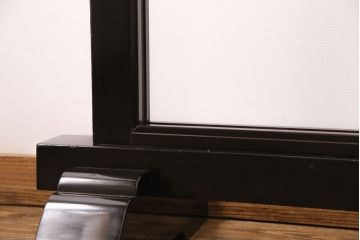 昭和中期の衝立の見た目を変えずに綺麗にリペア!クリーニング、色剥げの補修。(パーテーション、つい立て)