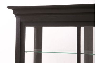 ビンテージのケビントをリペア&カスタム!天板をガラスに変更。アジャスター金具を取り付け。カシュー塗装で仕上げ。(デンタルケース、デンタルキャビネット、収納棚、ガラスケース、ショーケース、キャビネット)