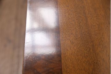 ドレクセルヘリテイジのテレビボードをリペア&カスタム!可動部の調整を行い、背面穴開け加工。(ローボード、収納棚、キャビネット)