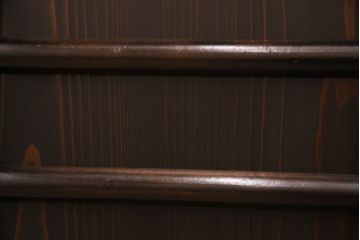 明治期の三尺水屋箪笥をリペア&カスタム!高さをリサイズ。天板補強を施し、可動式の棚板を設置。背面穴開け加工。(収納棚、戸棚、食器棚、下駄箱)