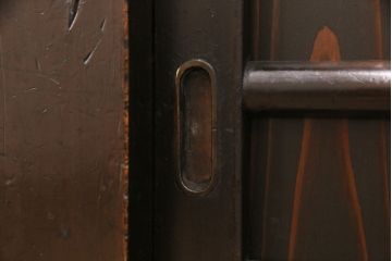 明治期の三尺水屋箪笥をリペア&カスタム!高さをリサイズ。天板補強を施し、可動式の棚板を設置。背面穴開け加工。(収納棚、戸棚、食器棚、下駄箱)