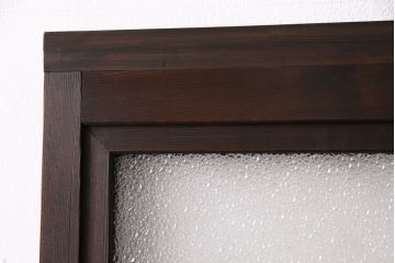 昭和初期の引き戸をリペア&カスタム!設置場所に合わせてリサイズ。しゃくり側の変更。(ガラス戸、建具)