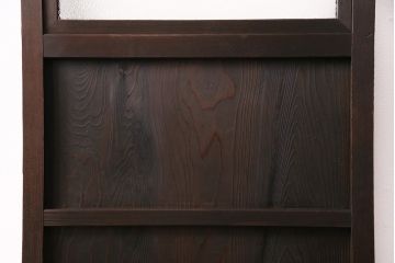 昭和初期の引き戸をリペア&カスタム!設置場所に合わせてリサイズ。しゃくり側の変更。(ガラス戸、建具)
