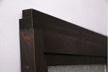 昭和初期の引き戸をリペア&カスタム!設置場所に合わせてリサイズ。しゃくり側の変更。(ガラス戸、建具)