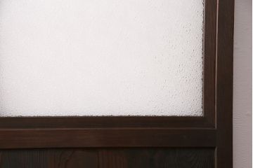 昭和初期の引き戸をリペア&カスタム!設置場所に合わせてリサイズ。しゃくり側の変更。(ガラス戸、建具)