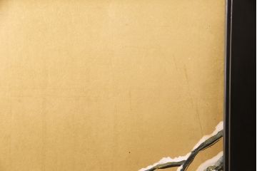 大正昭和初期の衝立の見た目を変えずに綺麗にリペア!木部のクリーニング、研磨。(パーテーション、つい立て)