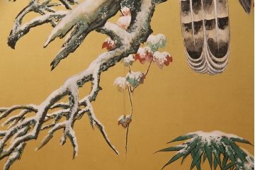 大正昭和初期の衝立の見た目を変えずに綺麗にリペア!木部のクリーニング、研磨。(パーテーション、つい立て)
